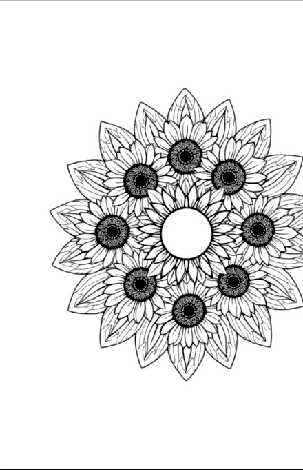 A design from Sunflower Mandalas