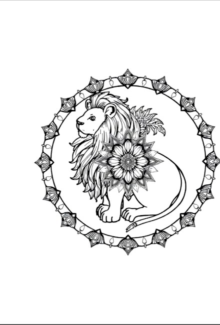 A design from Wild Animal Mandalas
