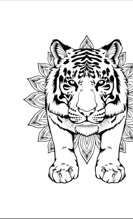 A design from Wild Animal Mandalas