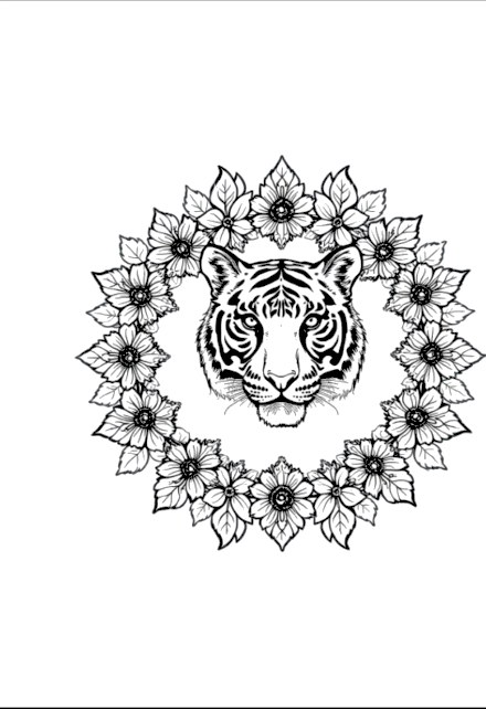 A design from Wild Animal Mandalas