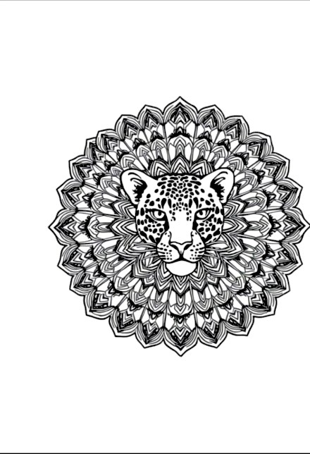 A design from Wild Animal Mandalas