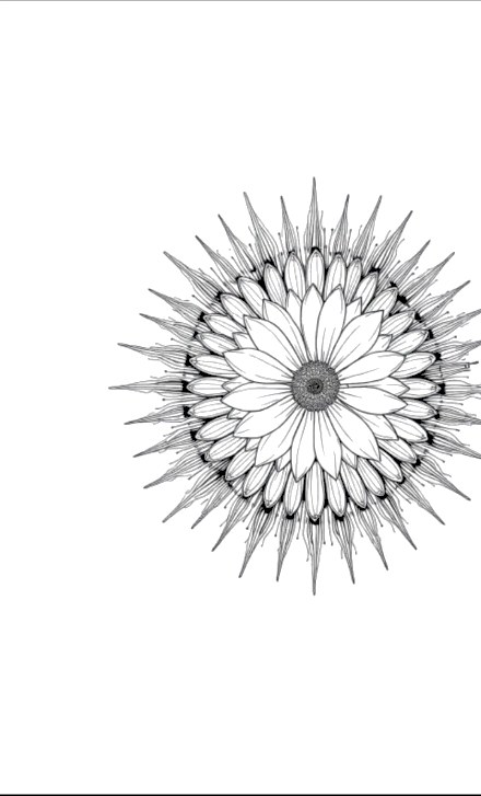 A design from Wildflower Mandalas