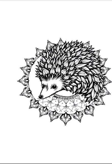 A design from Woodland Animal Mandalas